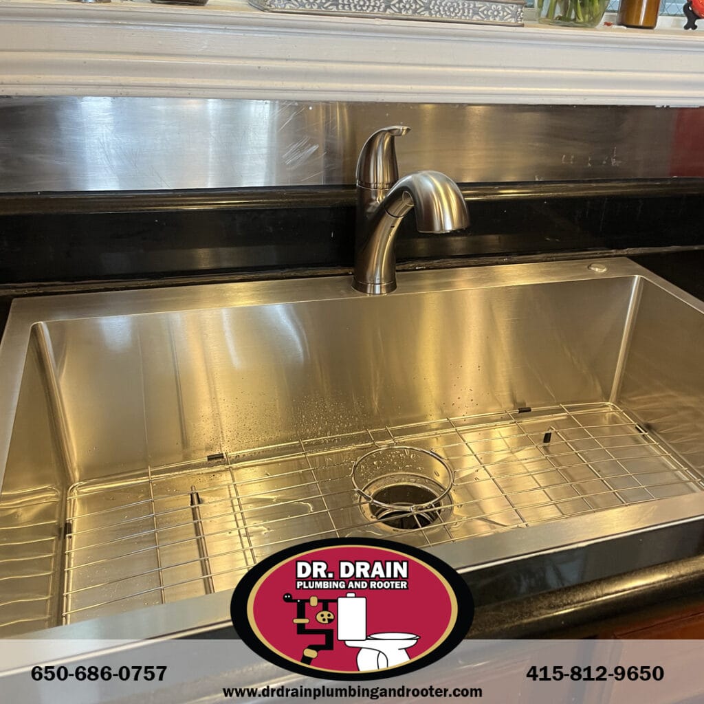 San Francisco homeowner reviewing fall plumbing maintenance checklist with local plumber